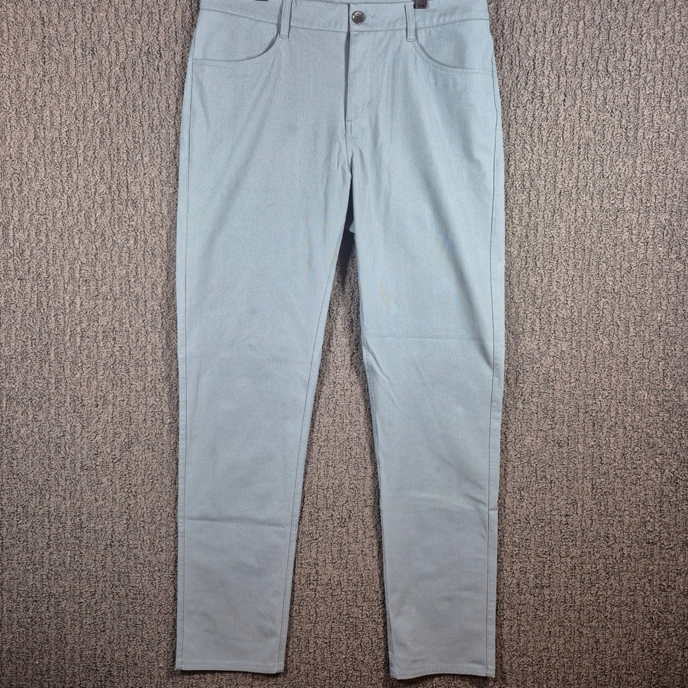 Vuori Meta Pant Mens 33 Blue-Gray Performance 5-Pocket Trousers V430